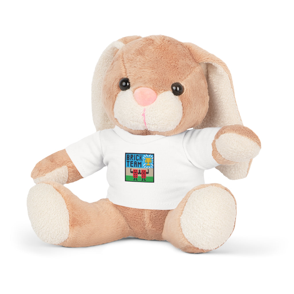 Kuscheltier mit Brick Team Motiv