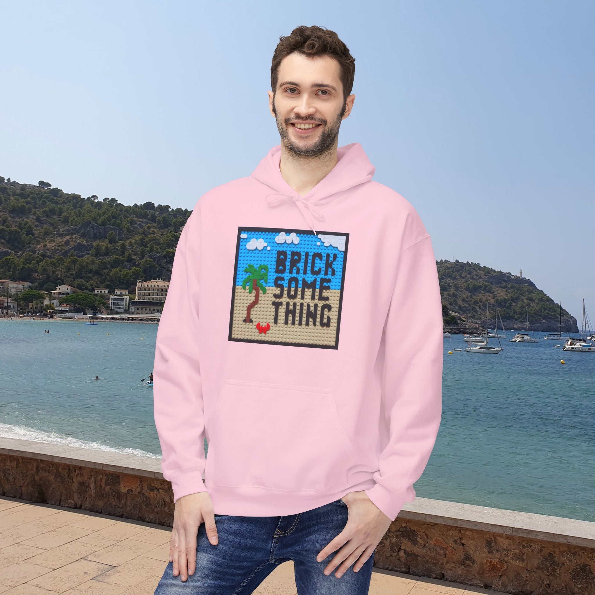 Brick Something Logo Hoodie Männer