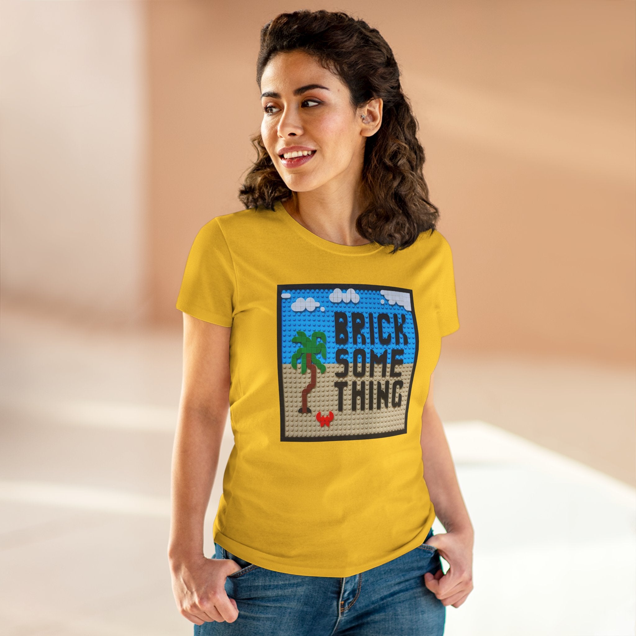 Brick Something Logo T-Shirt Frauen