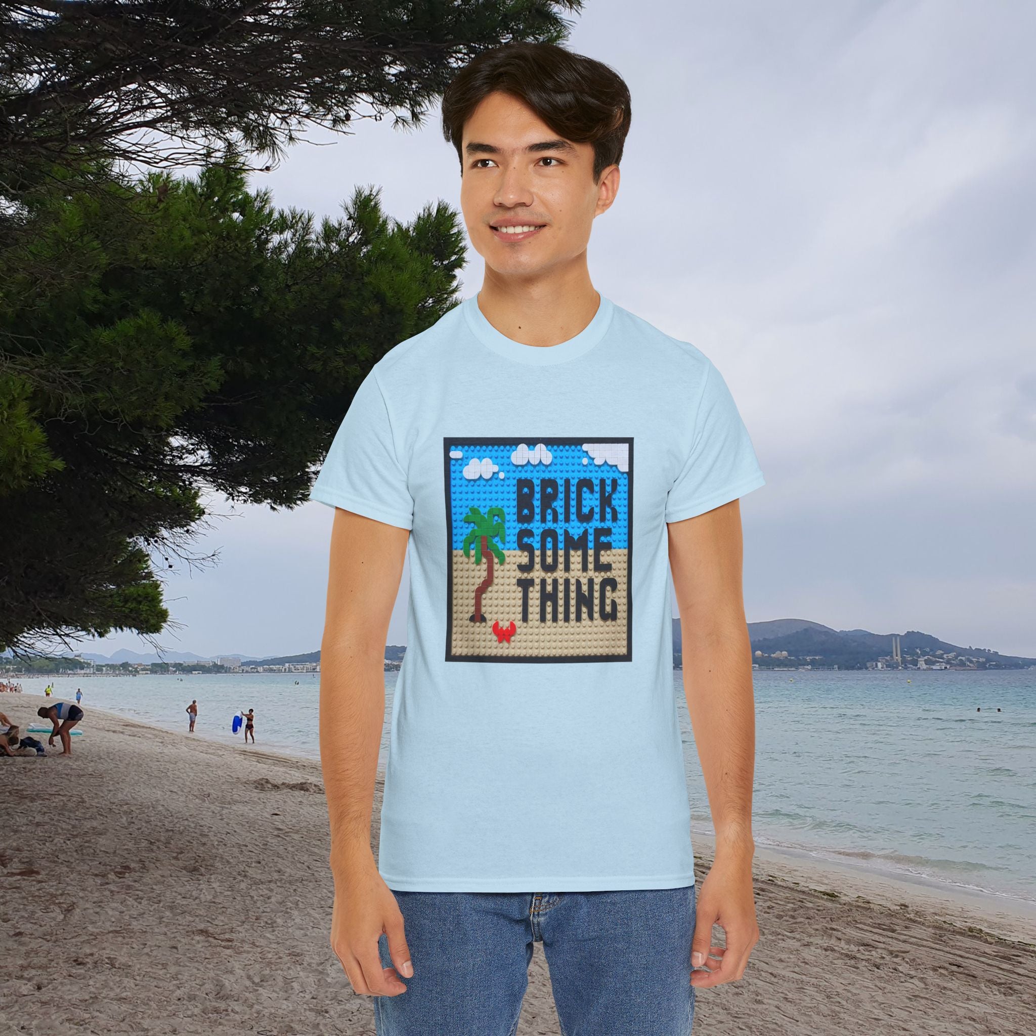 Brick Something Logo T-Shirt Männer