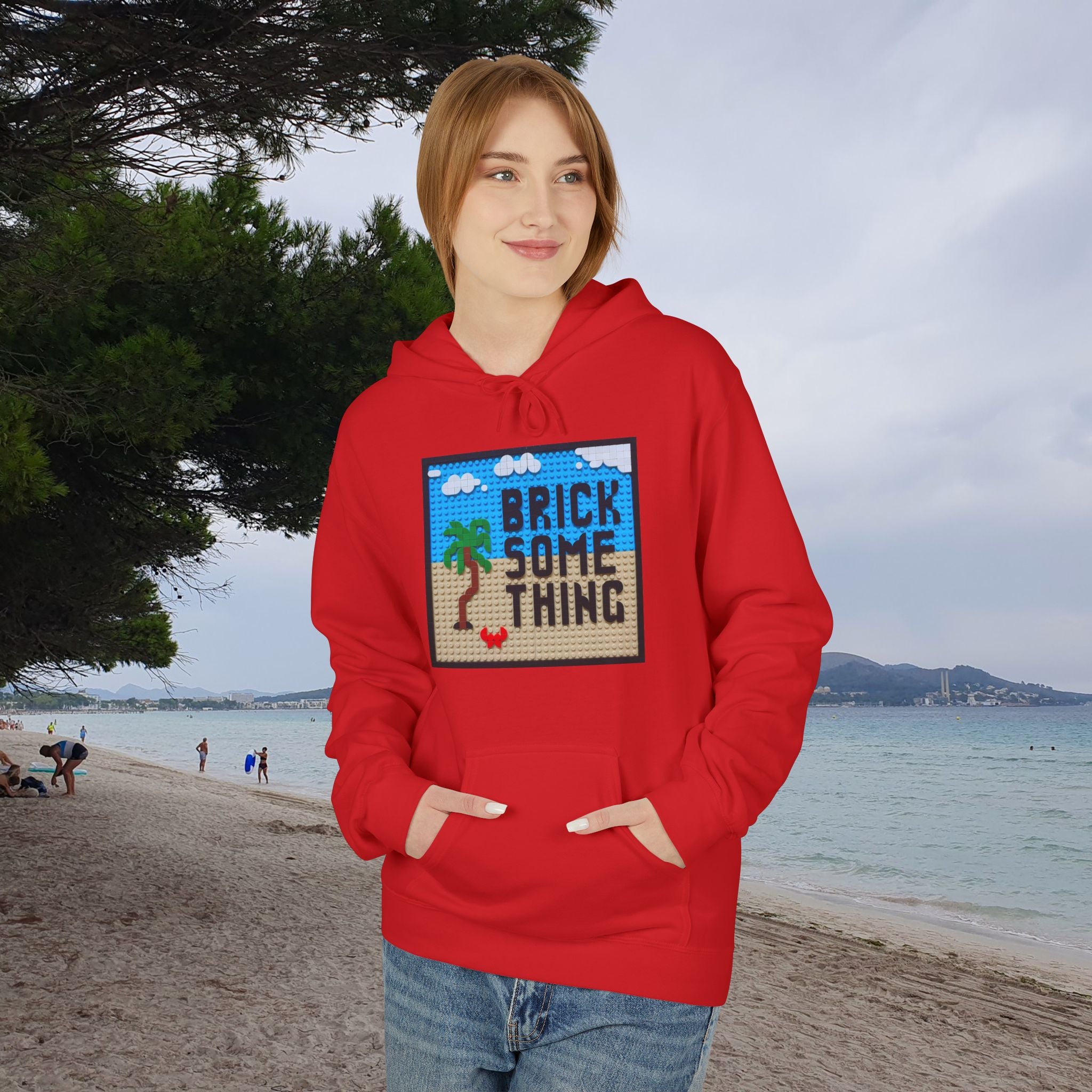 Brick Something Logo Hoodie Frauen