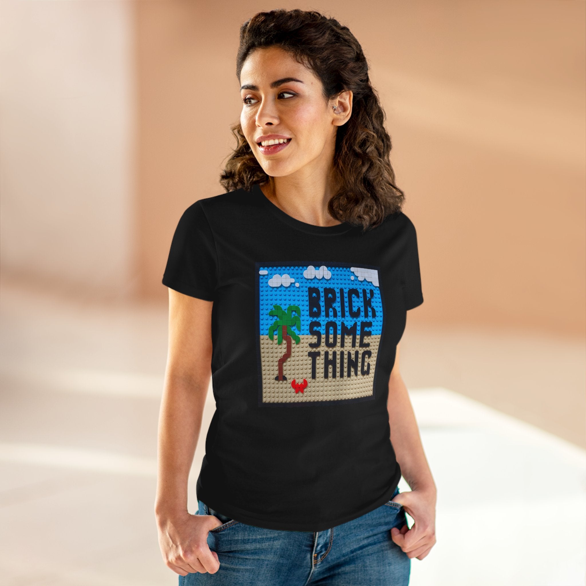 Brick Something Logo T-Shirt Frauen