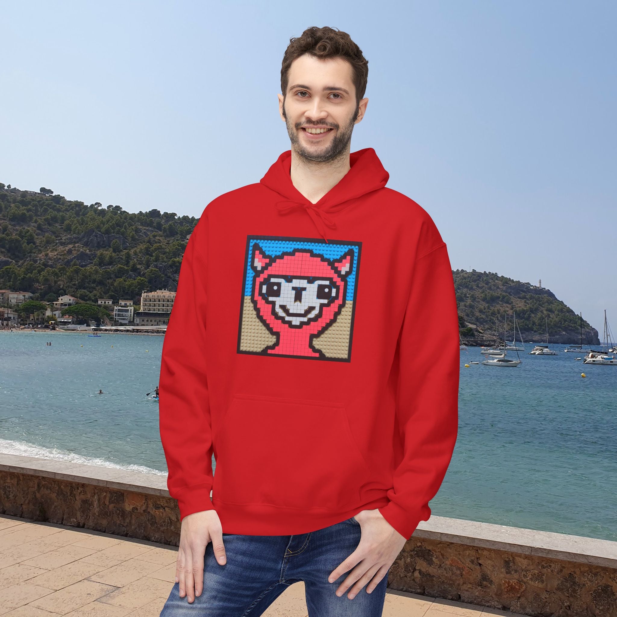 Alpaka Hoodie Männer