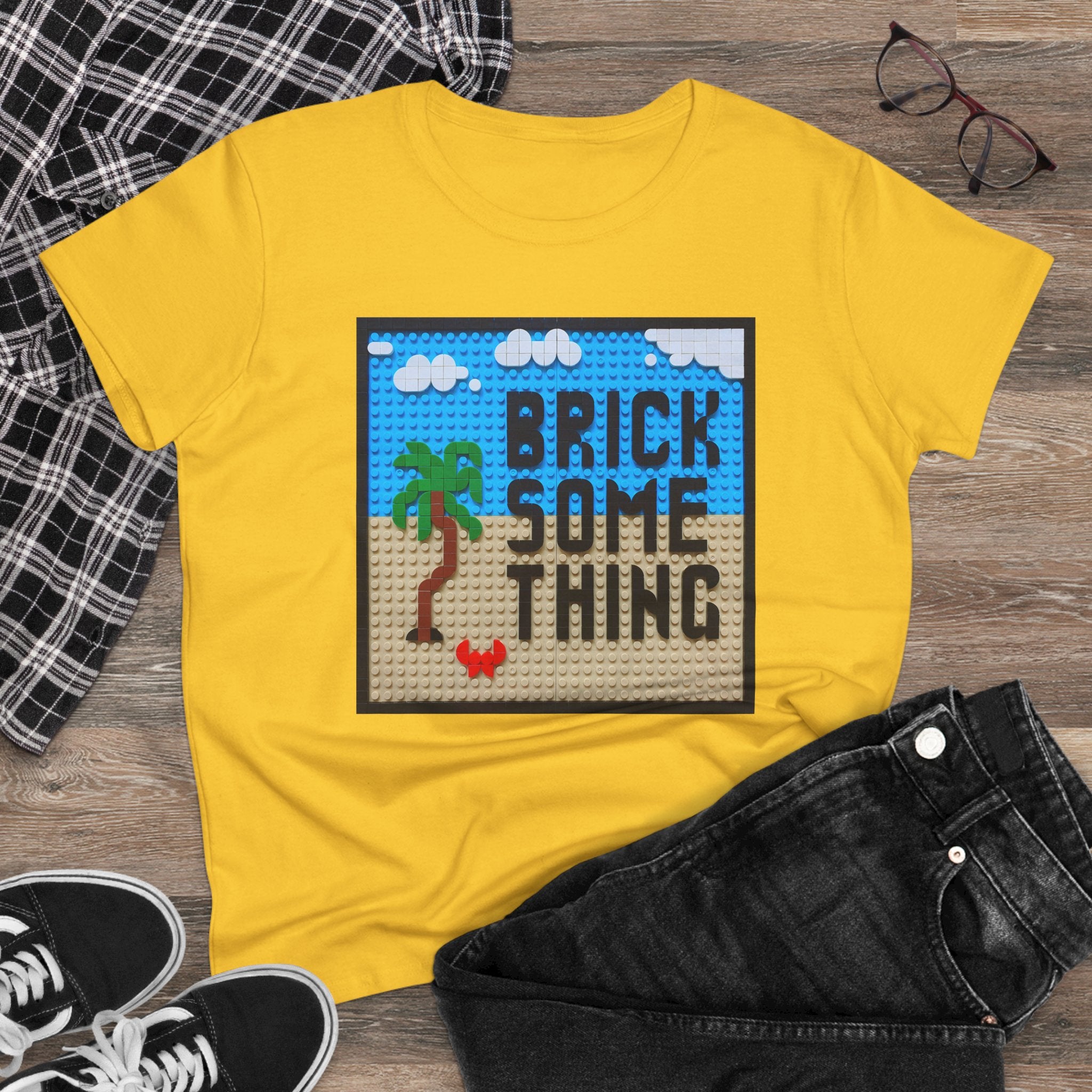 Brick Something Logo T-Shirt Frauen