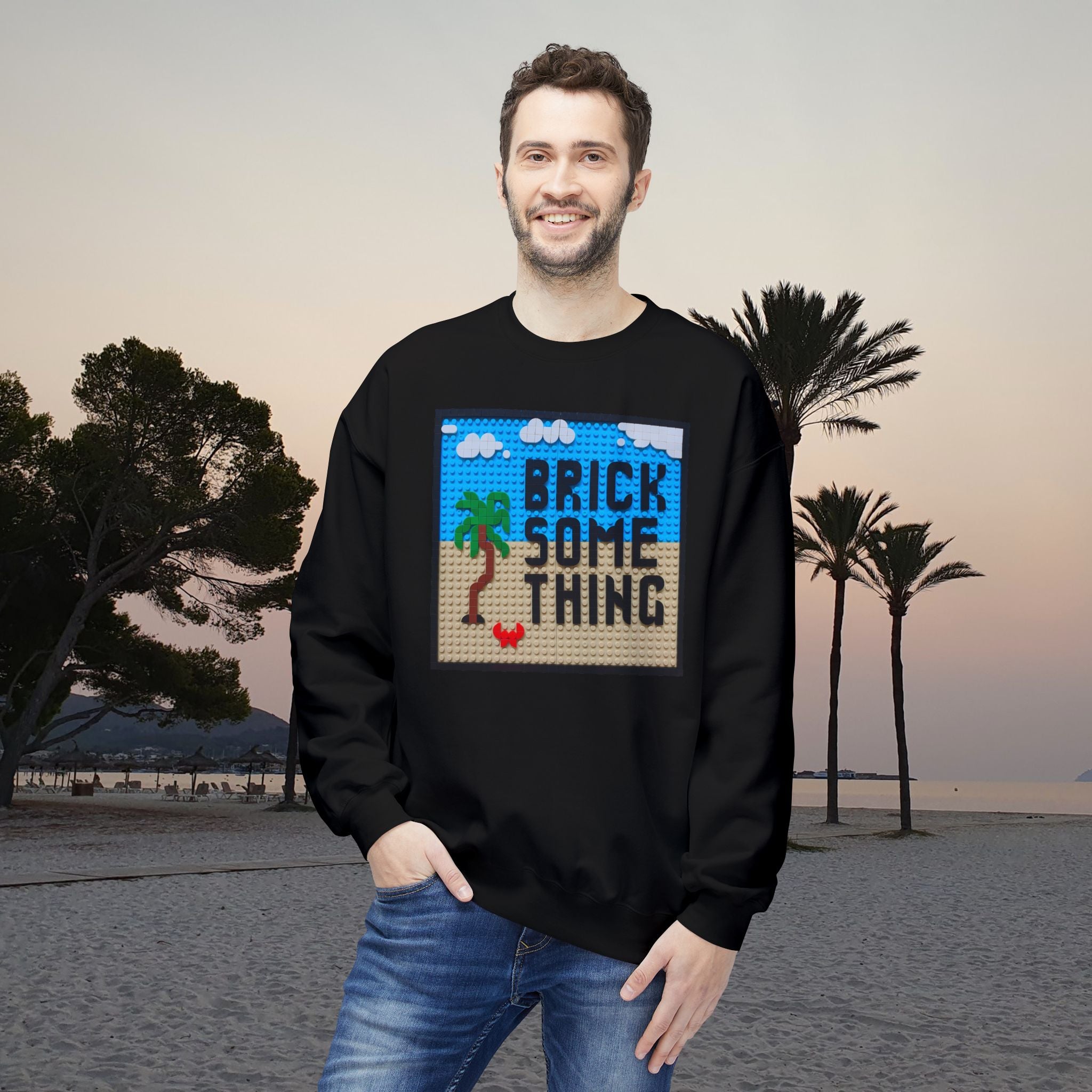 Brick Something Logo Sweatshirt Männer