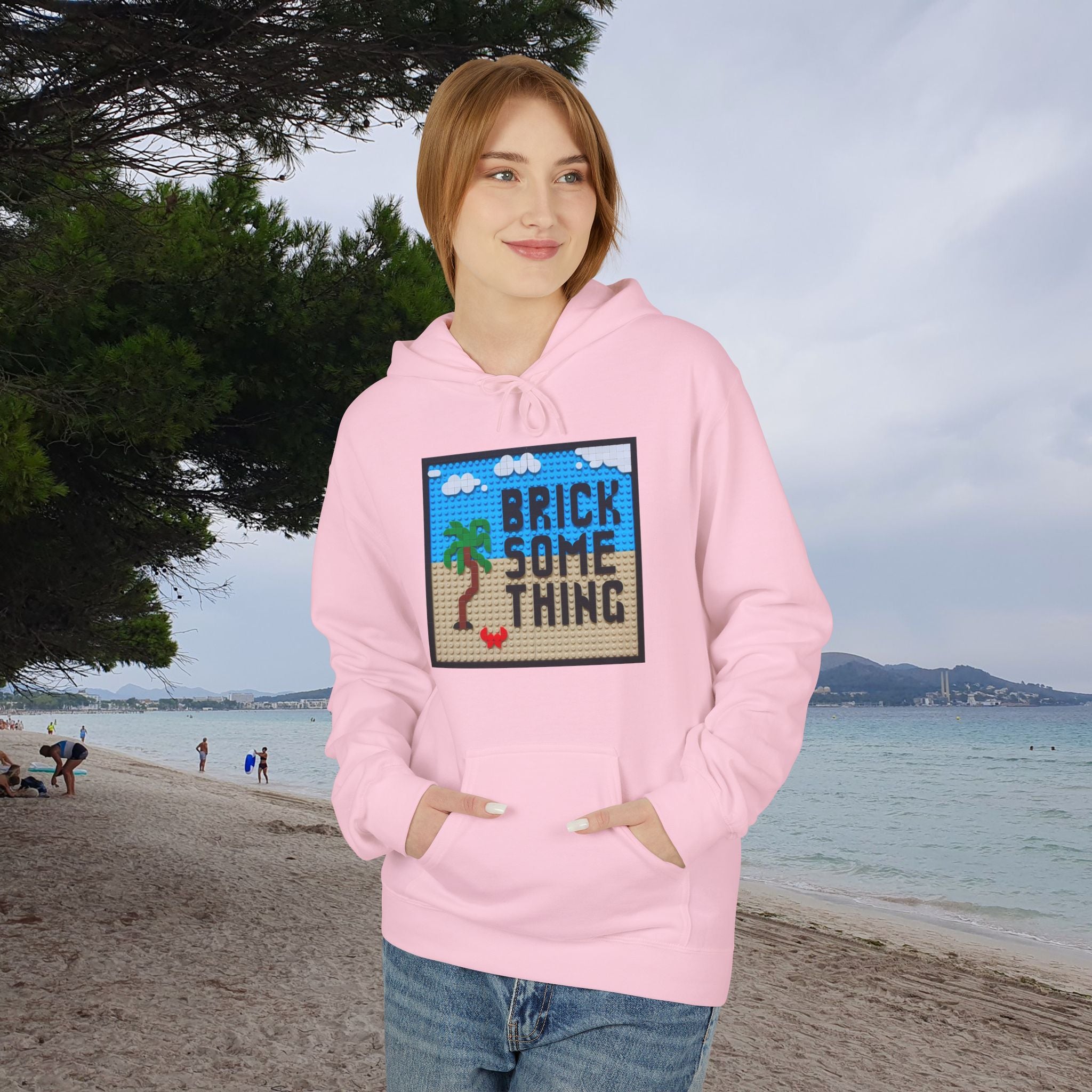 Brick Something Logo Hoodie Frauen
