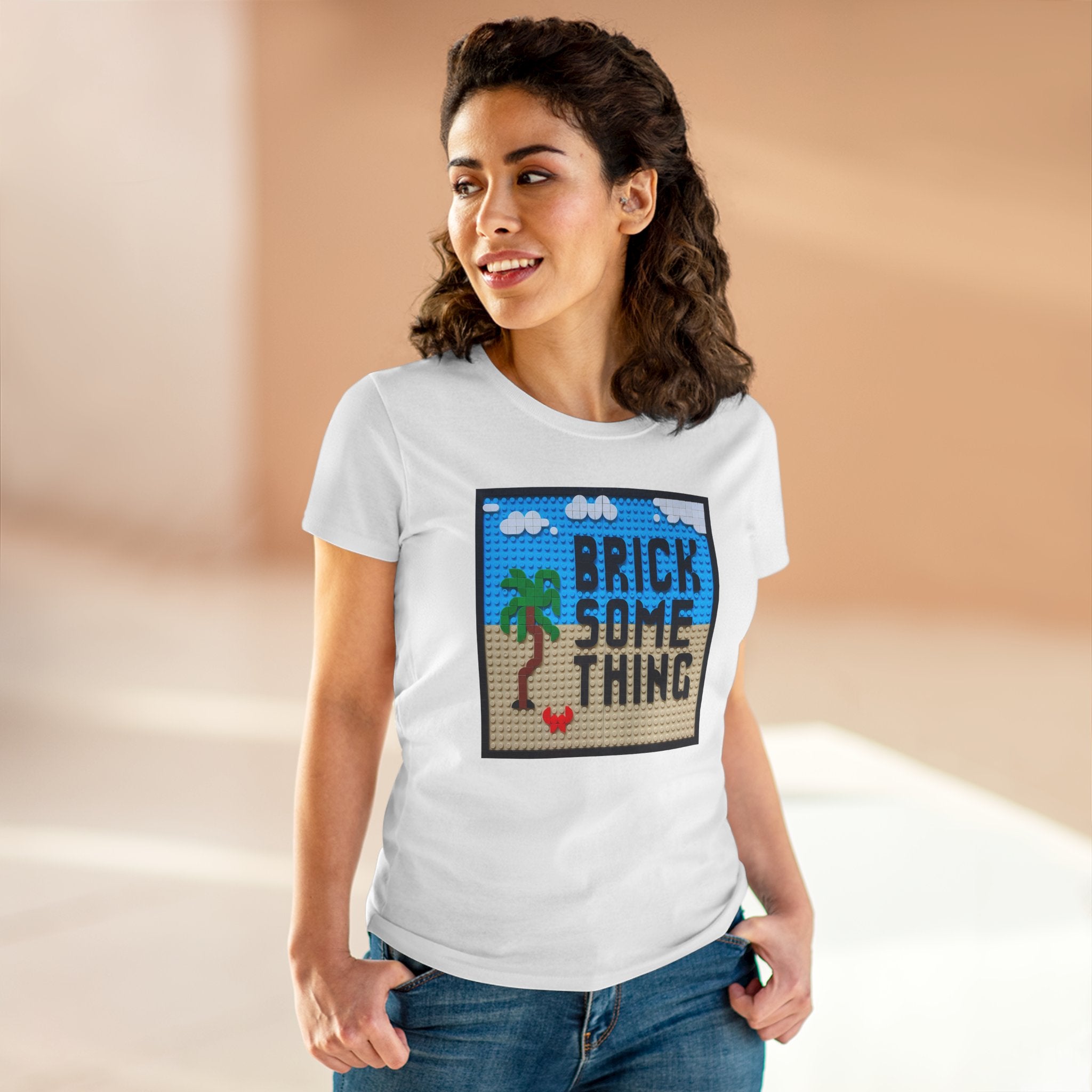 Brick Something Logo T-Shirt Frauen