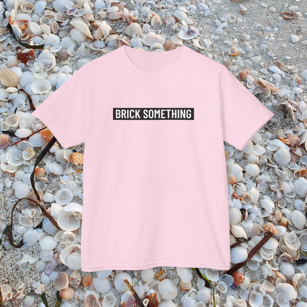 Brick Something Schriftzug T-Shirt Kinder