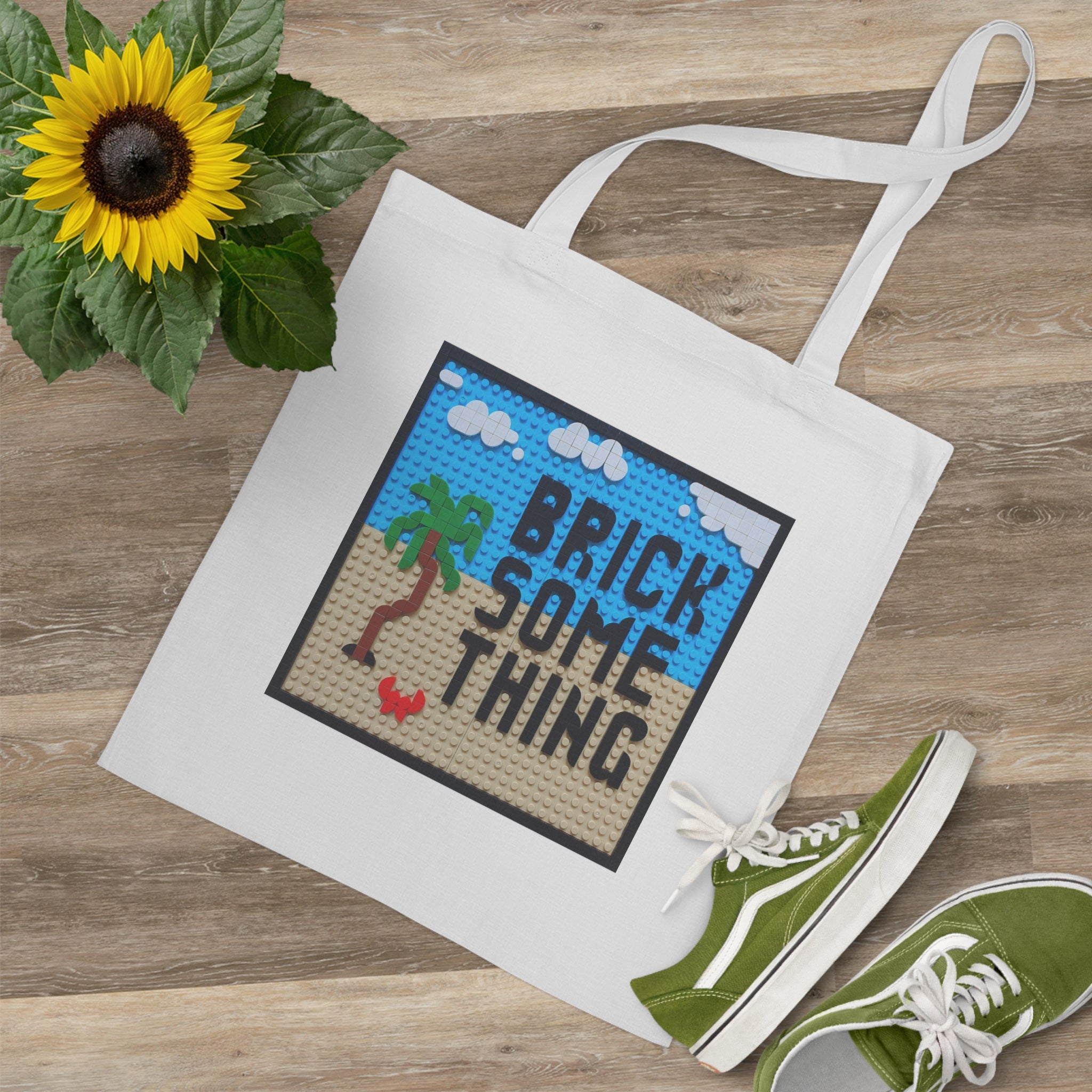 Brick Something Logo Stofftasche
