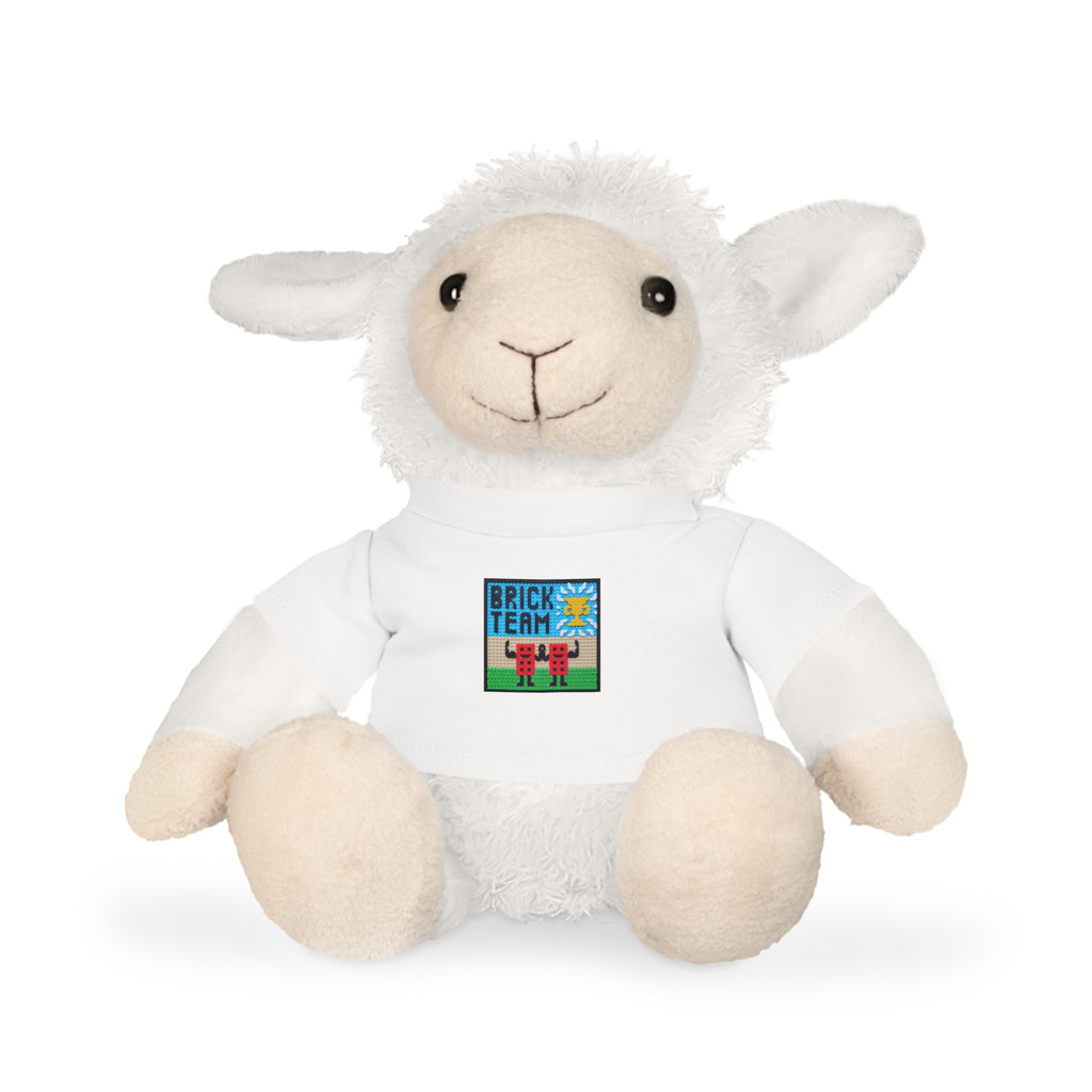 Kuscheltier mit Brick Team Motiv