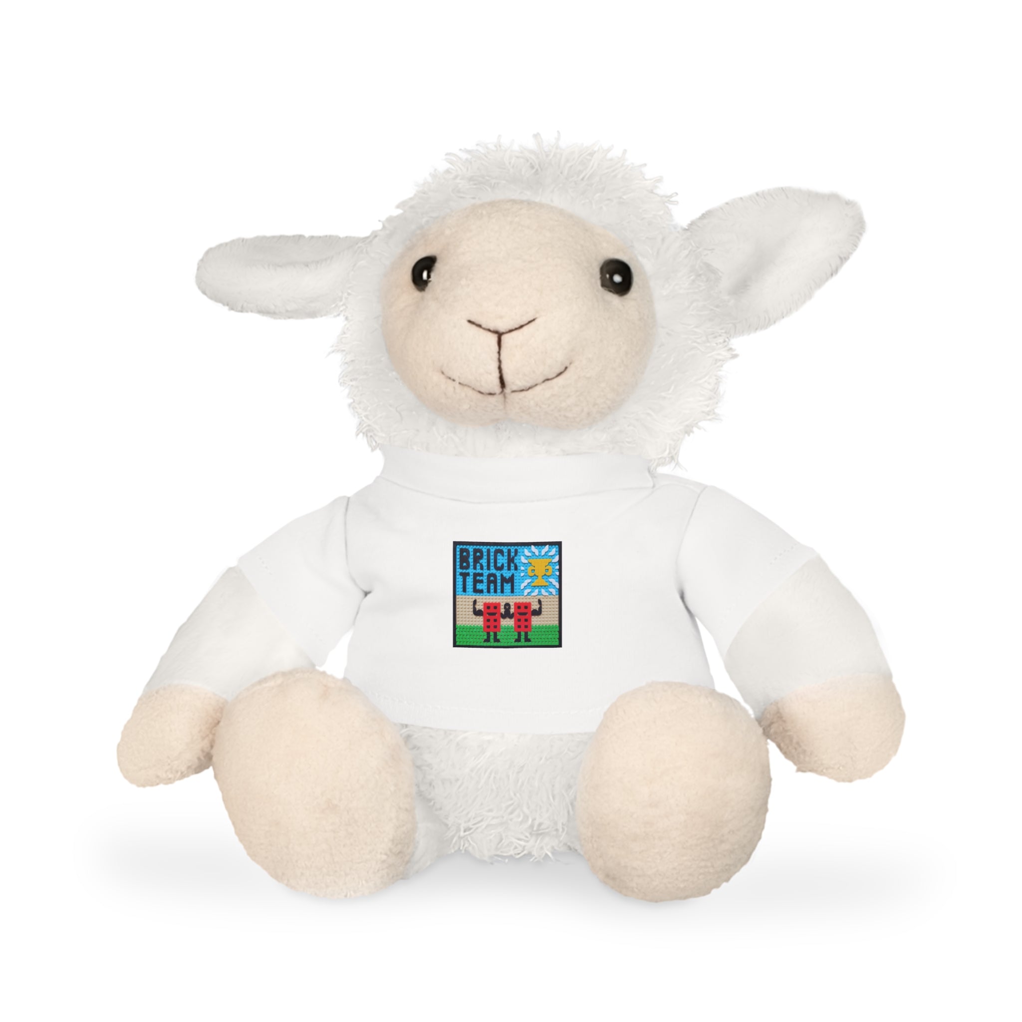 Kuscheltier mit Brick Team Motiv