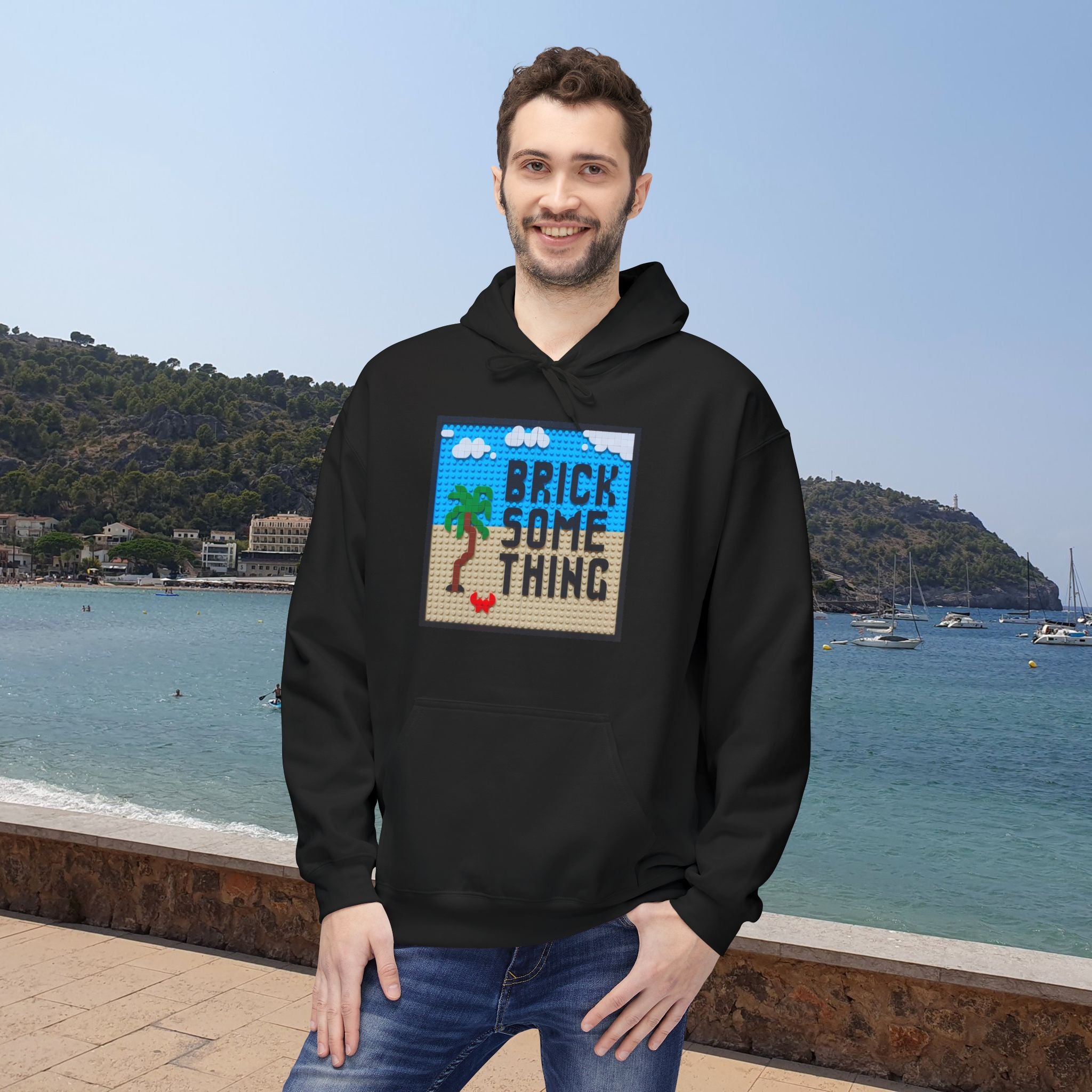 Brick Something Logo Hoodie Männer