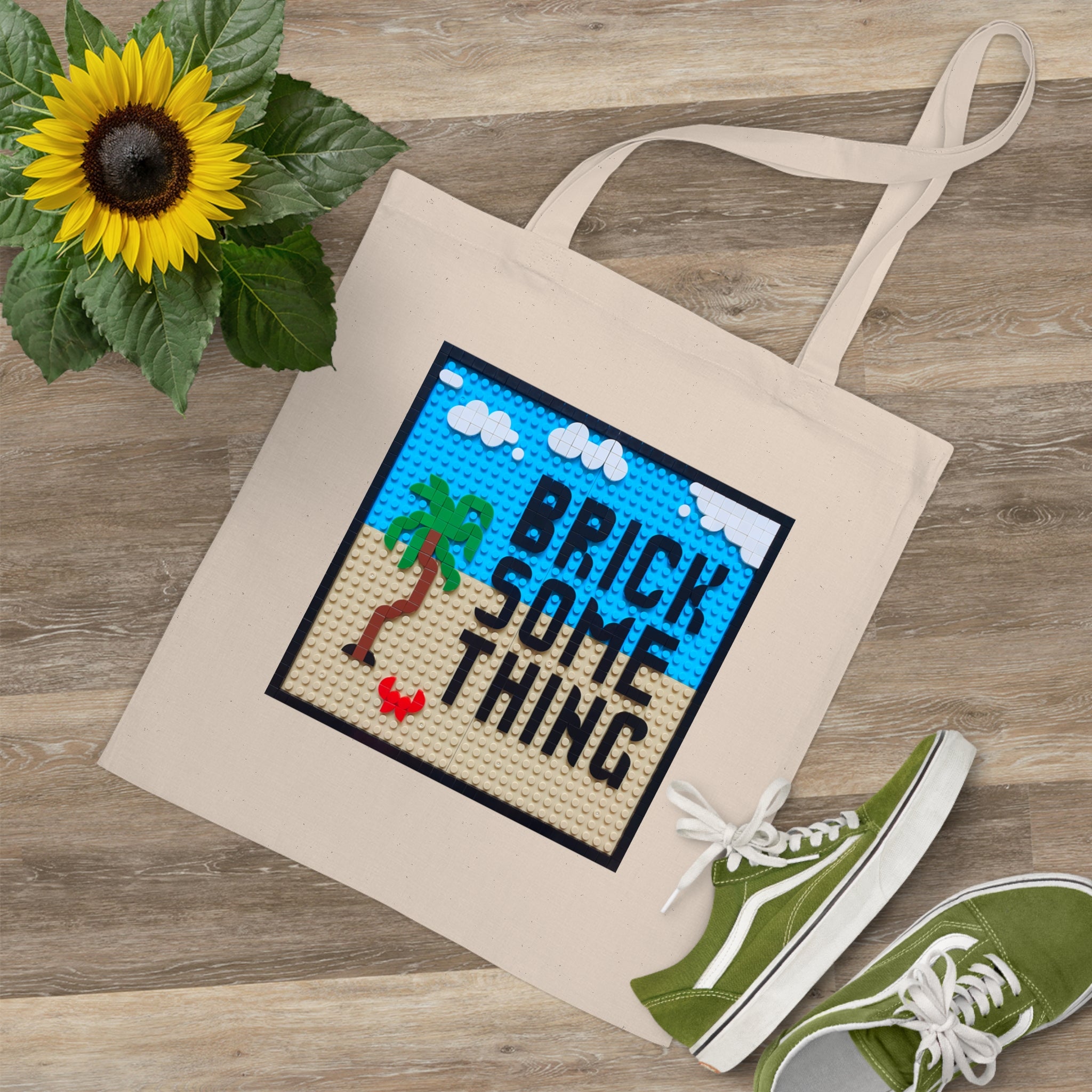 Brick Something Logo Stofftasche