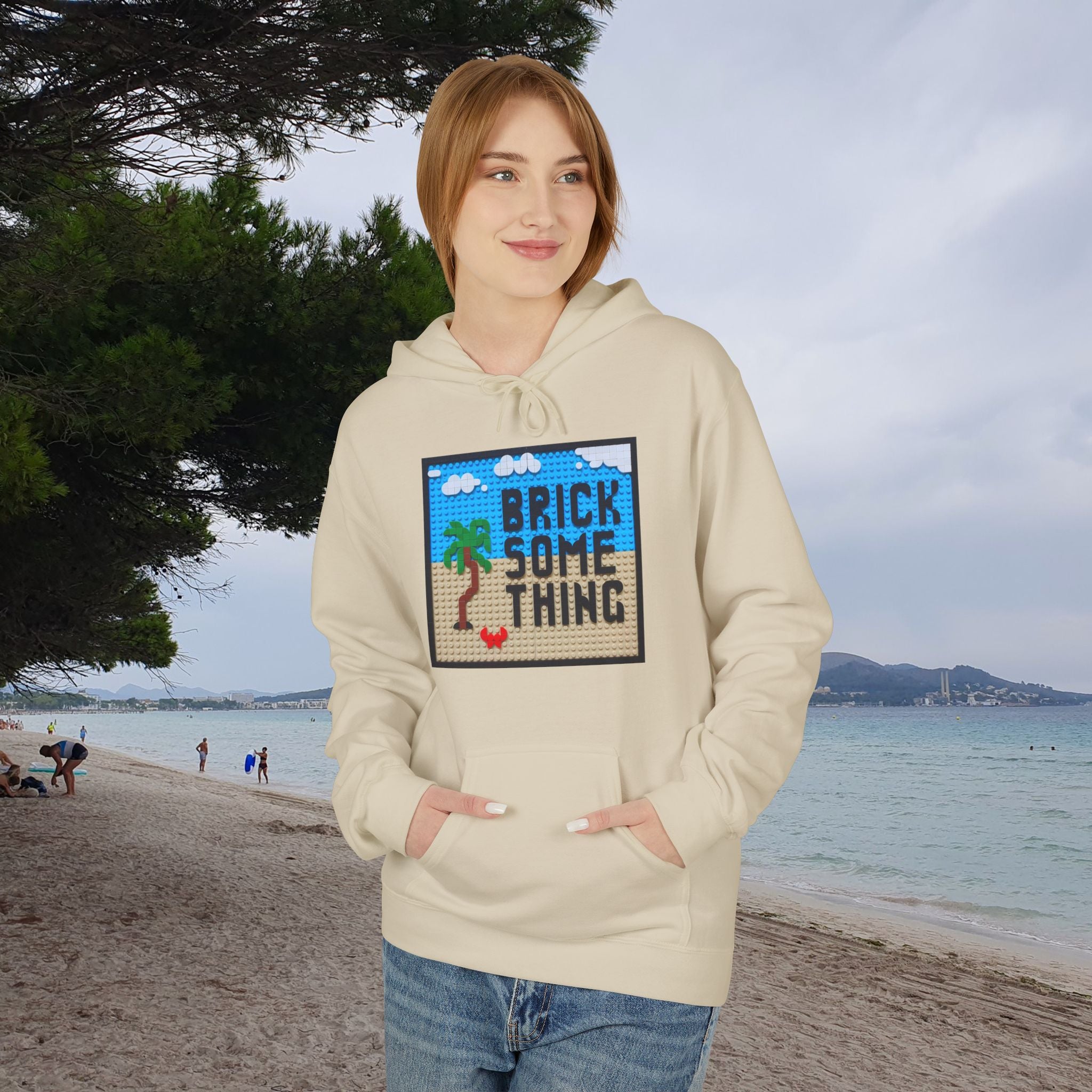 Brick Something Logo Hoodie Frauen