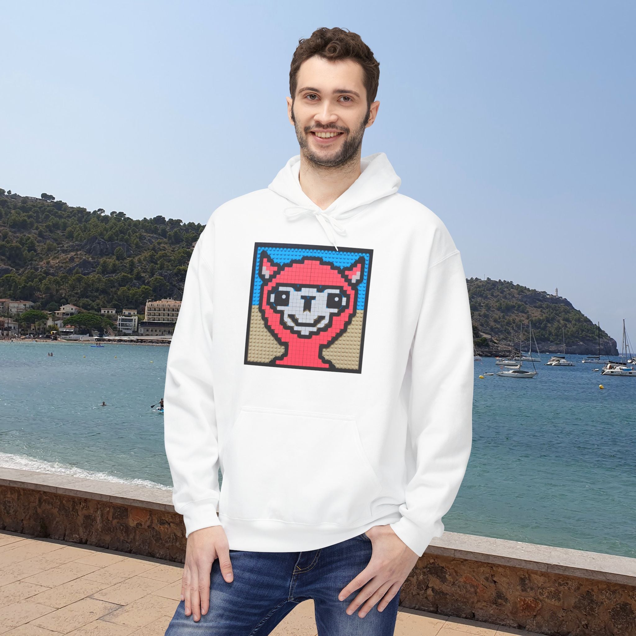 Alpaka Hoodie Männer