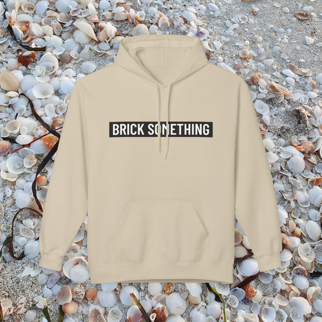 Brick Something Schriftzug Hoodie Frauen