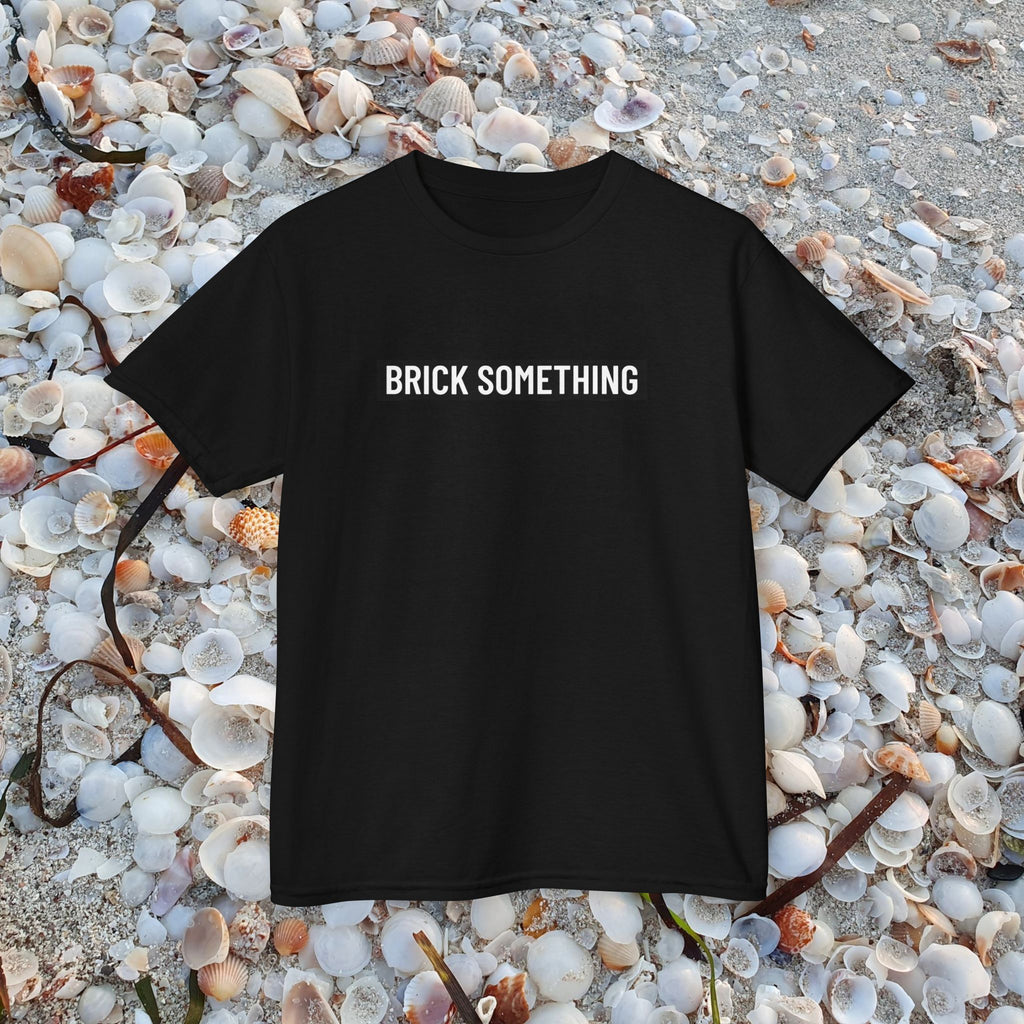 Brick Something Schriftzug T-Shirt Kinder