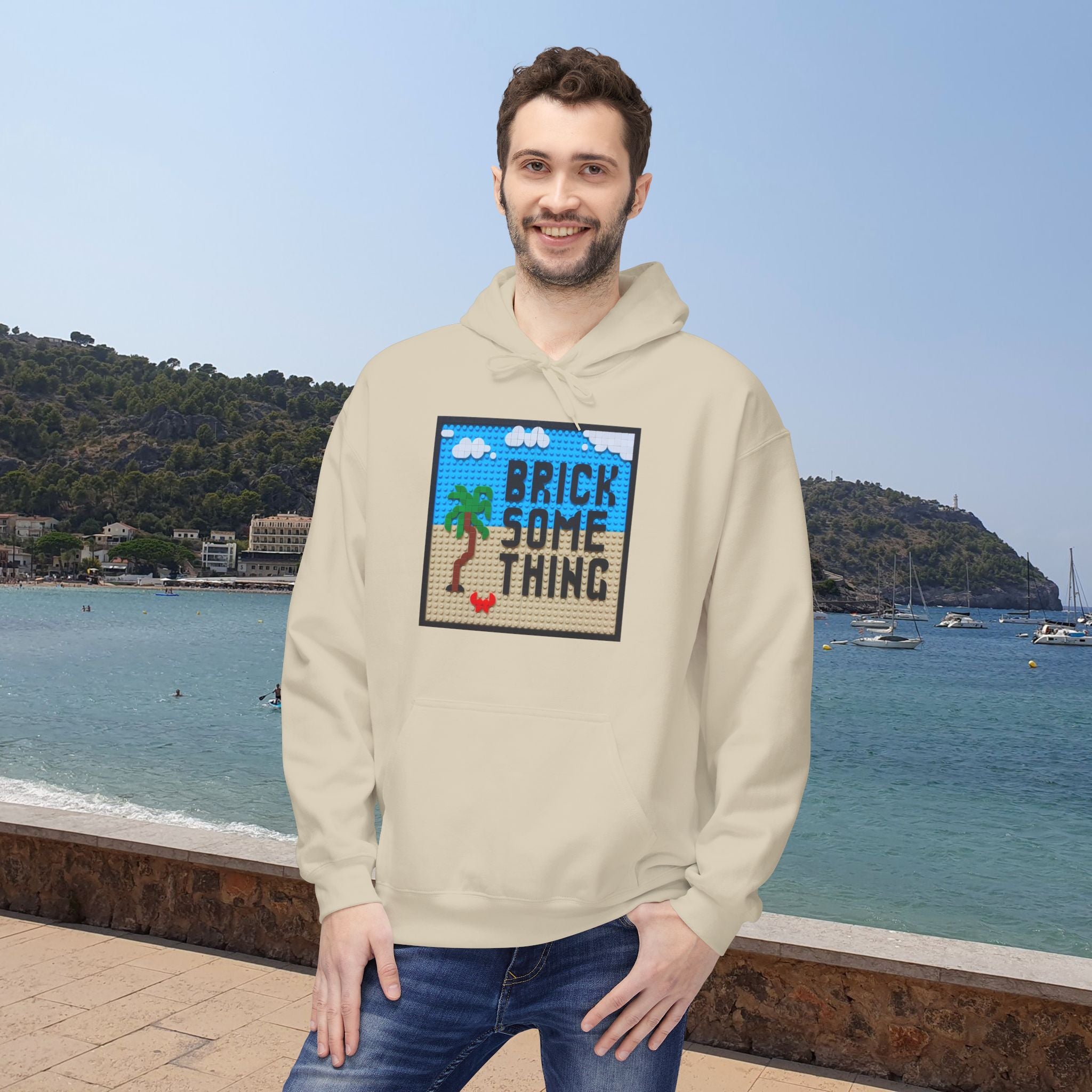 Brick Something Logo Hoodie Männer
