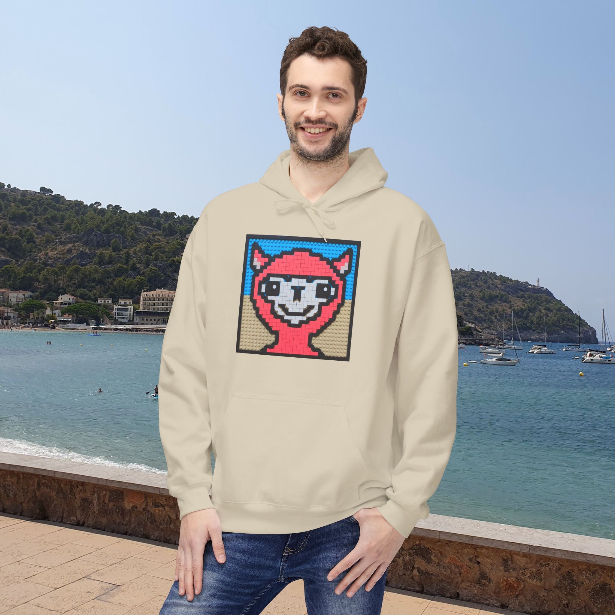 Alpaka Hoodie Männer