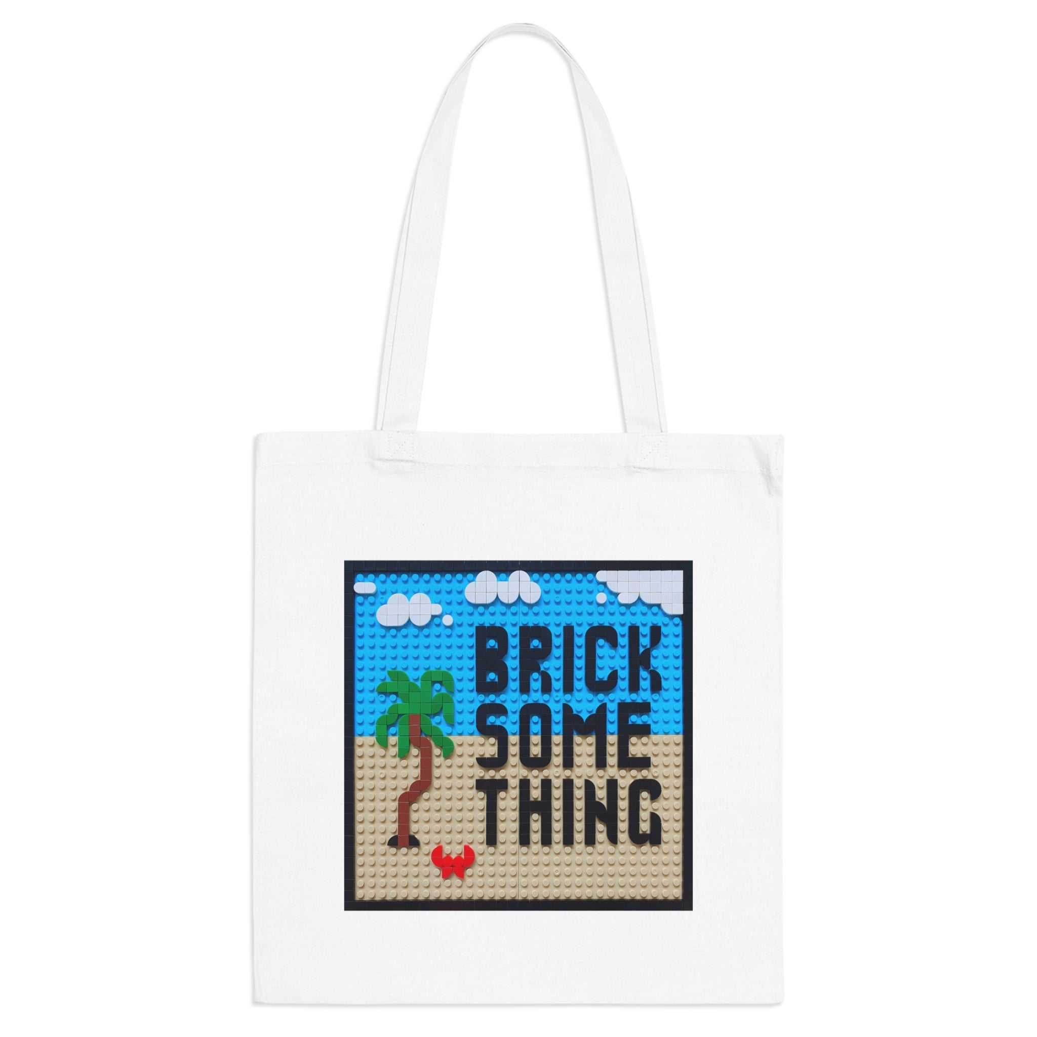 Brick Something Logo Stofftasche