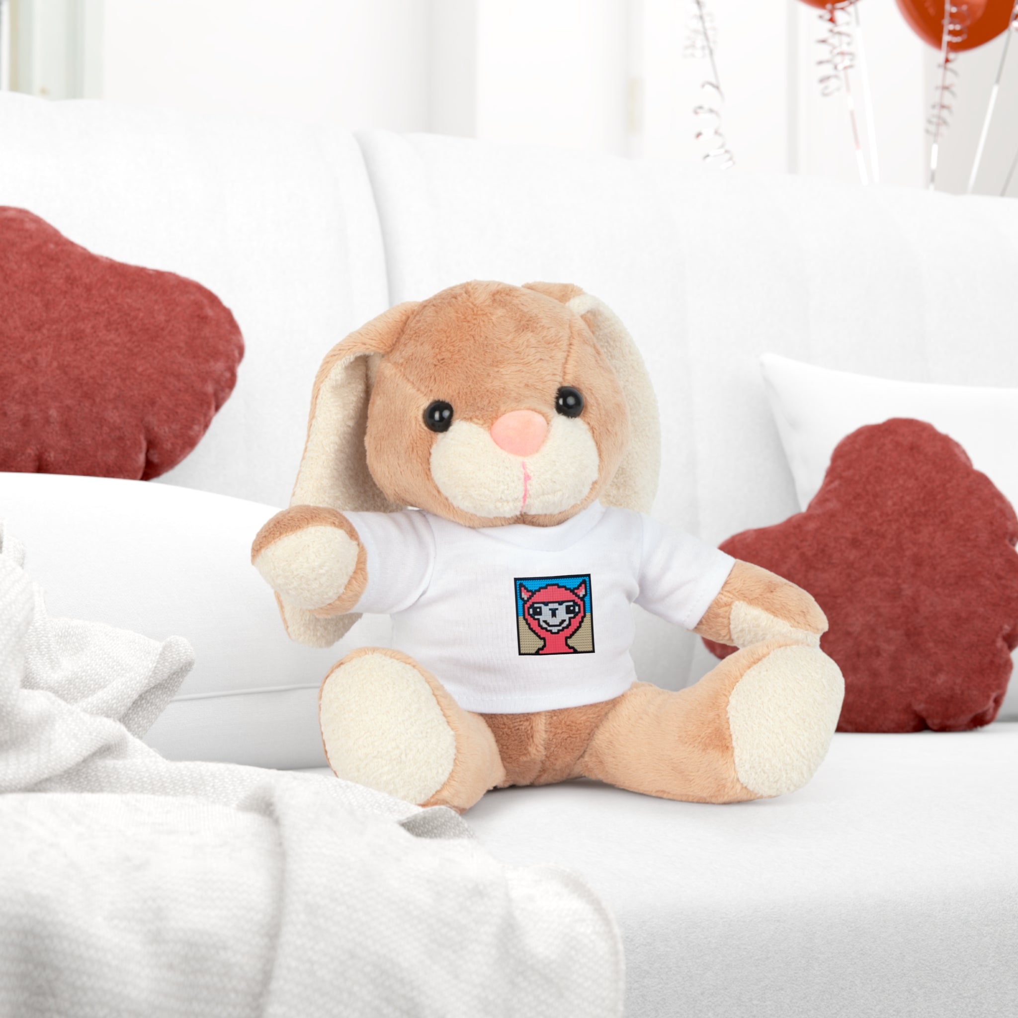 Kuscheltier mit Alpaka Motiv