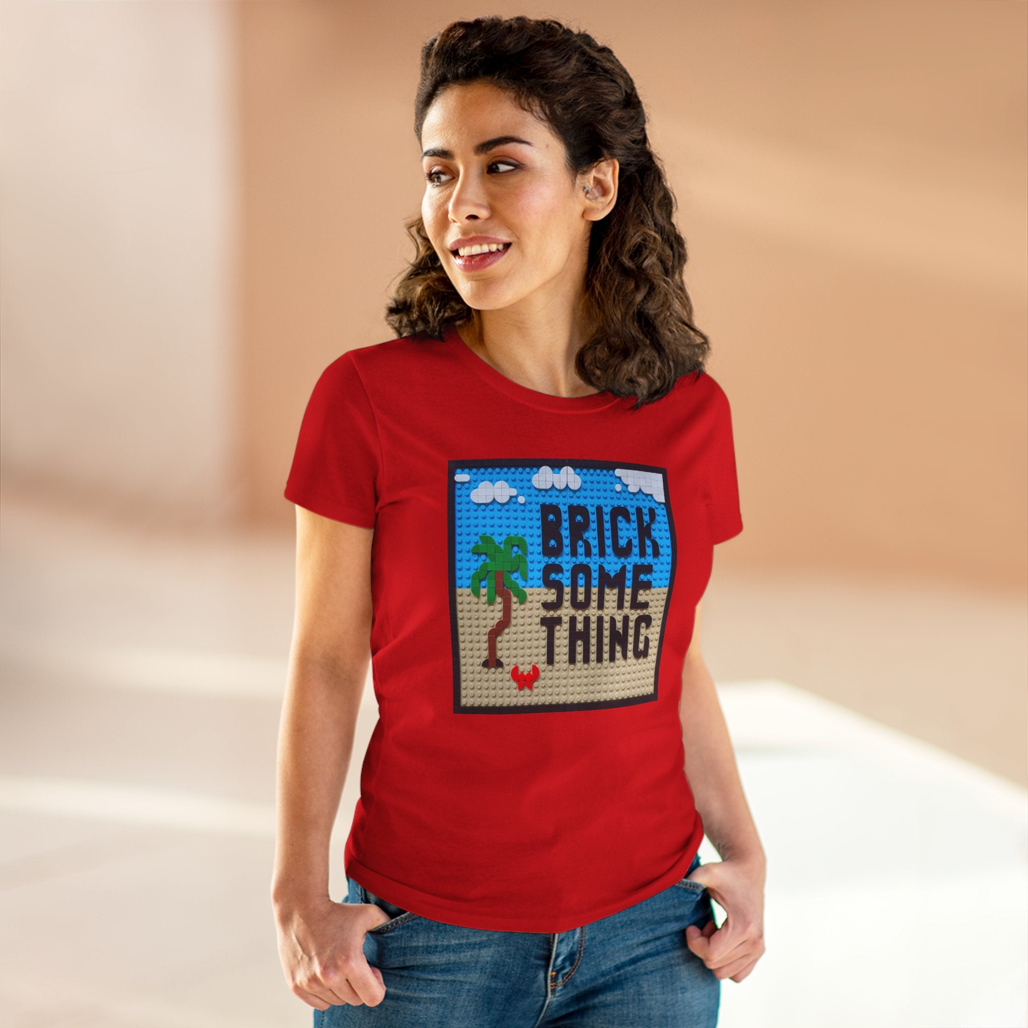 Brick Something Logo T-Shirt Frauen