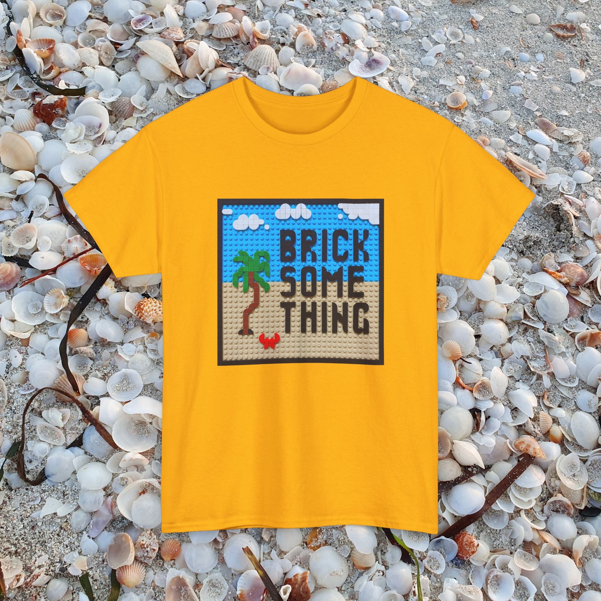 Brick Something Logo T-Shirt Männer