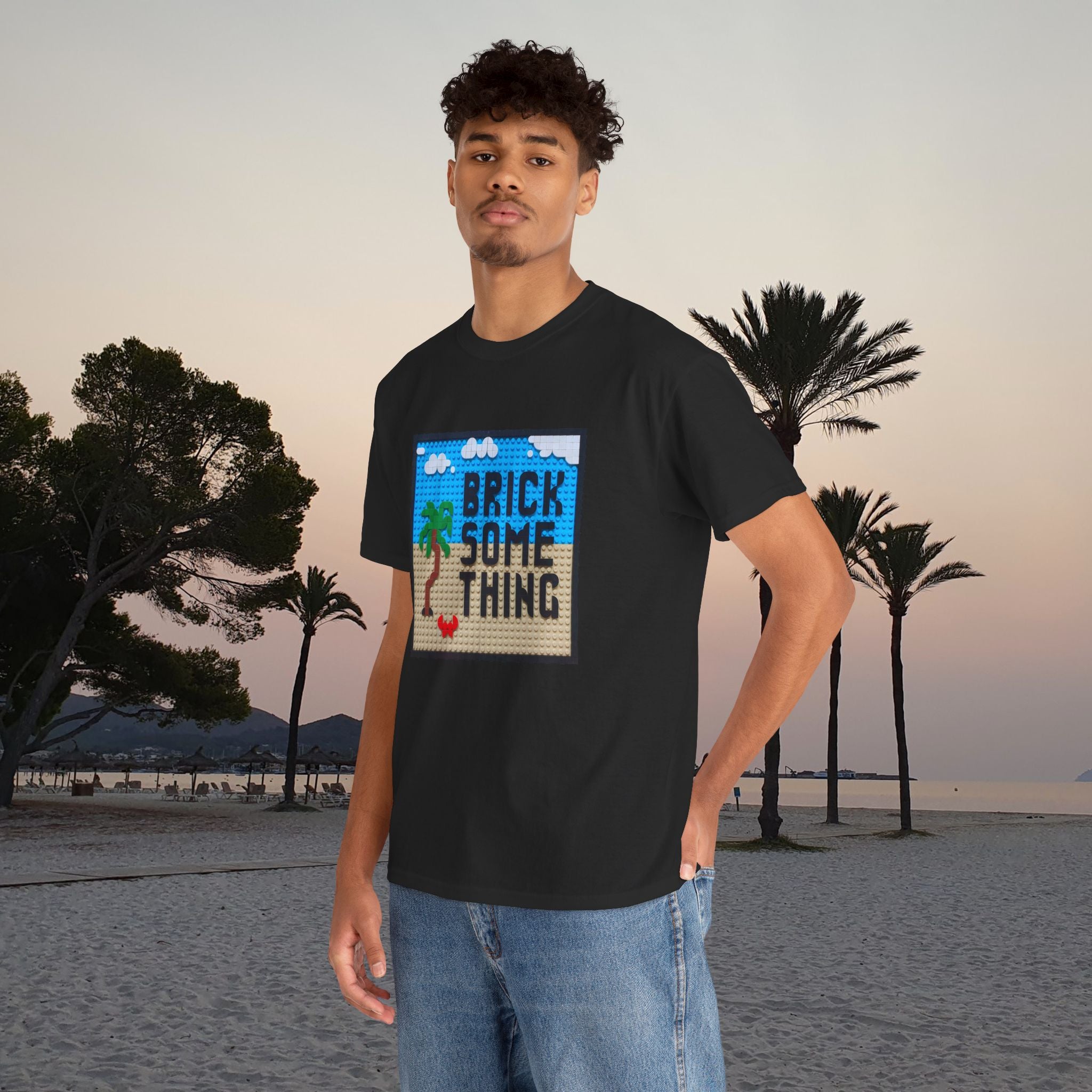 Brick Something Logo T-Shirt Männer