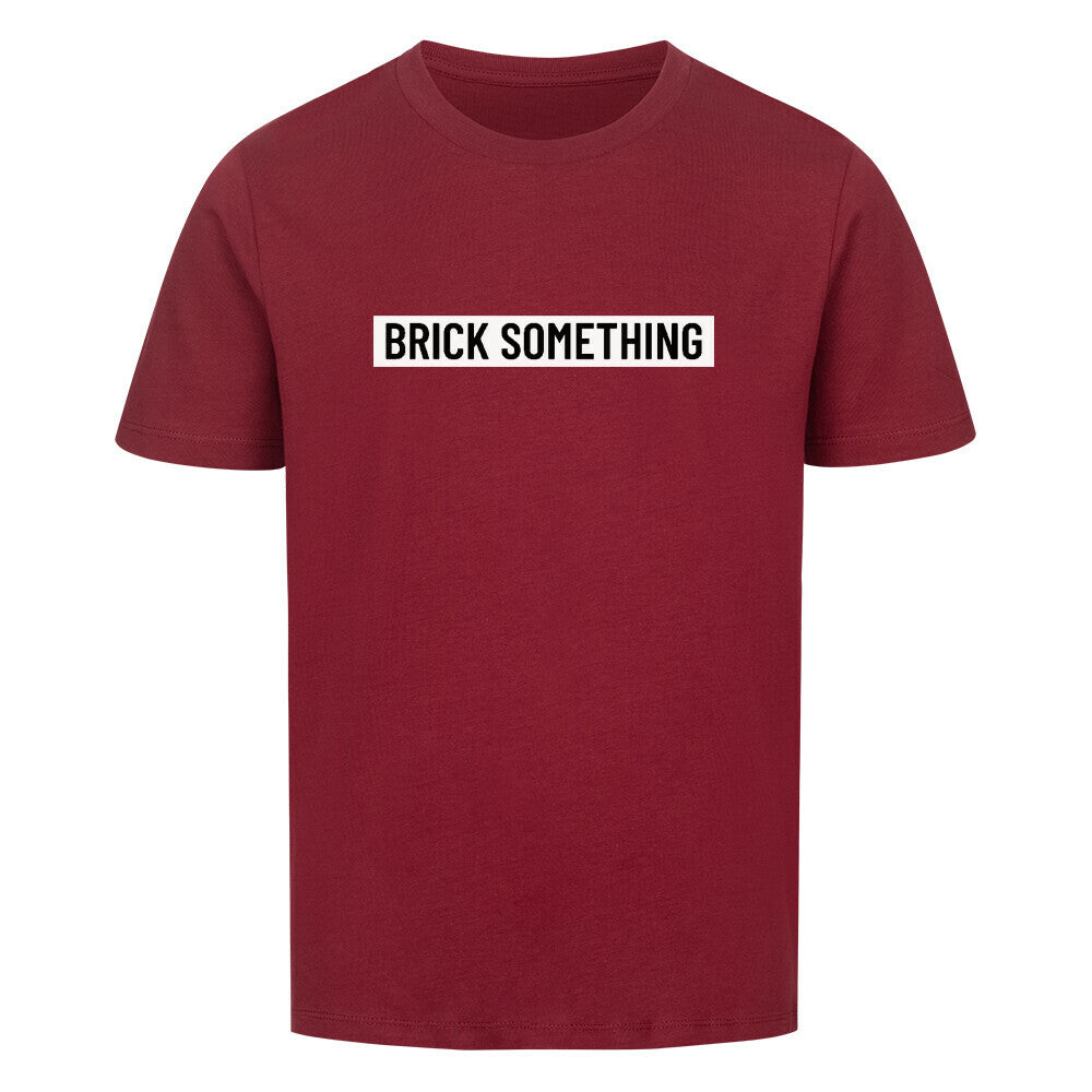 Brick Something Schriftzug T-Shirt für Kinder